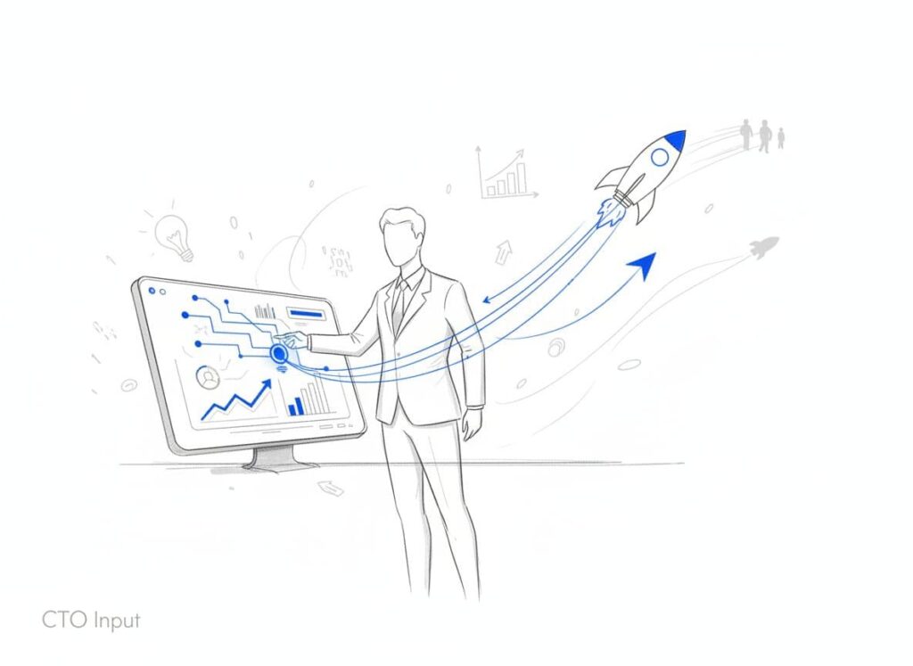 Business team using Decision Intelligence dashboard to turn data chaos into clear insights