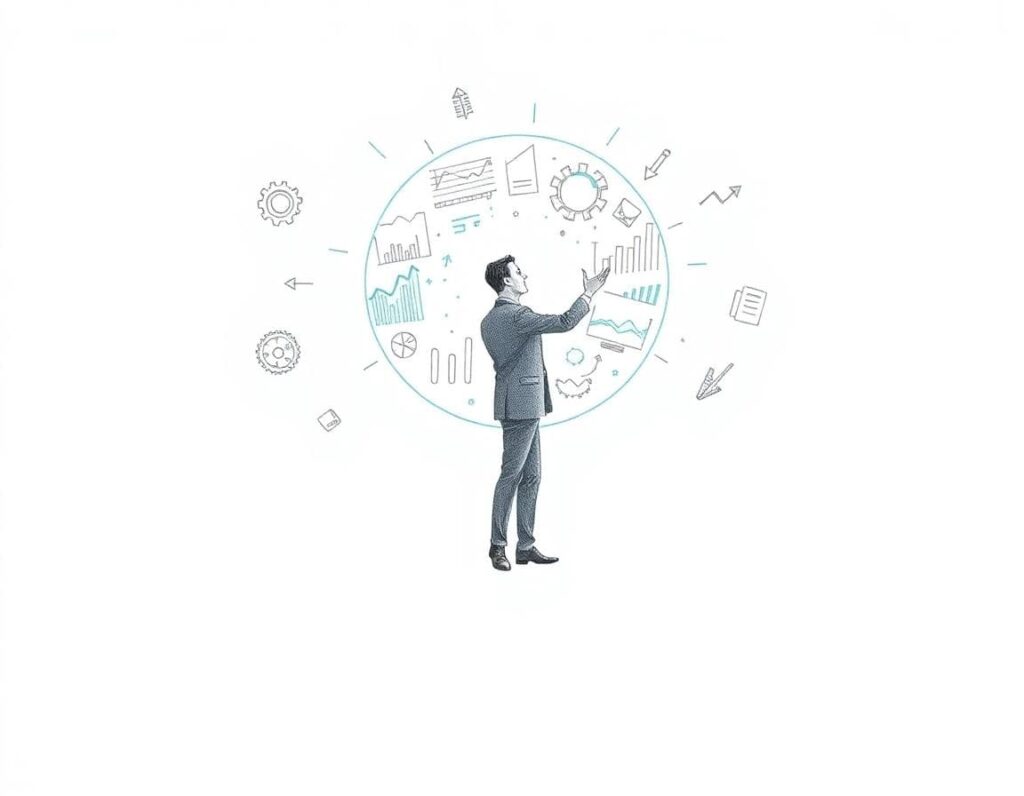 Business dashboard visualizing Predictive Analytics insights boosting company profits