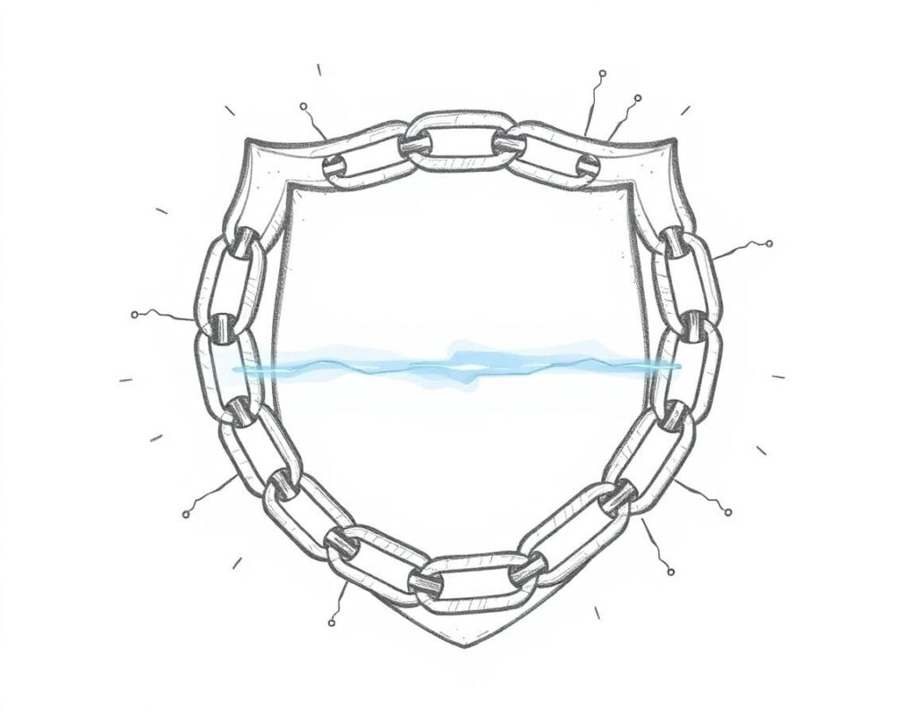 Abstract illustration of AI enhancing operational resilience across a complex digital infrastructure.