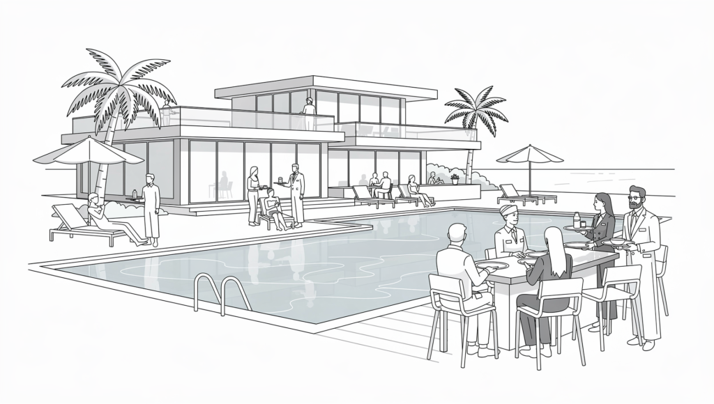 White glove service under pressure in a lean team environment. Image created with AI.