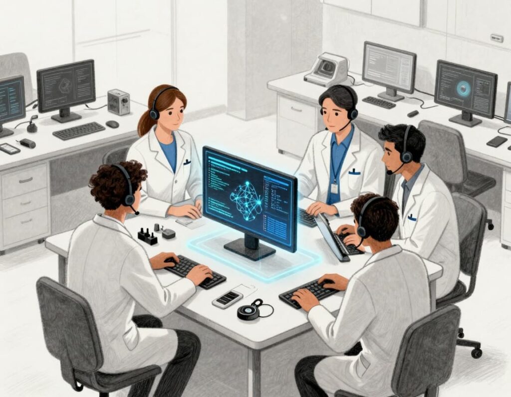 An image of team in a justice lab data and technology support