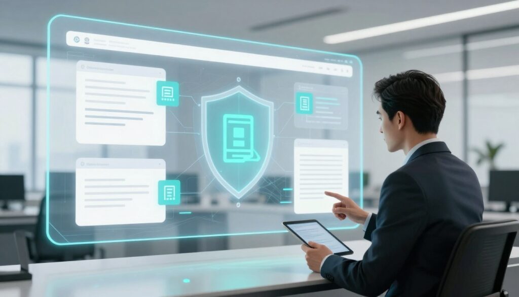 A leader learning how disaster recovery governance for self help services organizations works