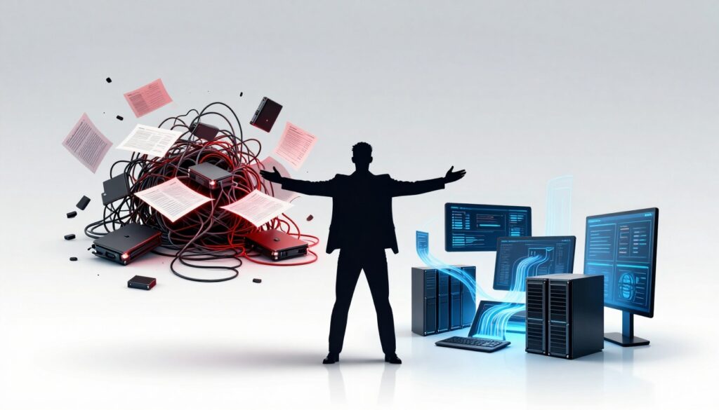 Picture of a CEO selecting between a fractional cto vs interim cio