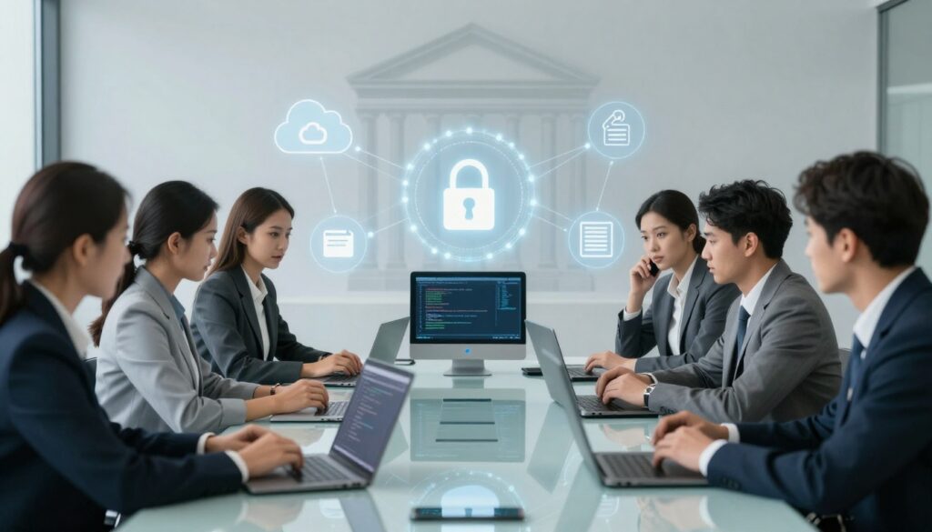 A team creating a Vendor Incident Response Plan for Court Navigator Organizations