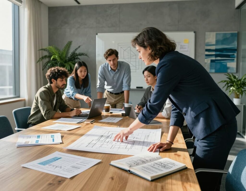 An image of a team who is learning about when to trust CEO intuition over technical expertise