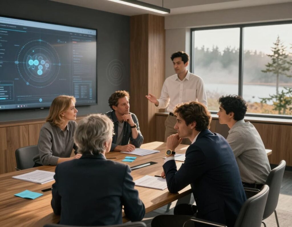 A team discussing how tool sprawl is a governance problem