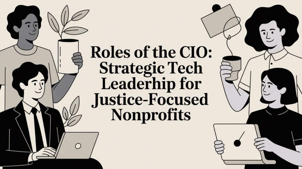 A team discussing the role of the cio.