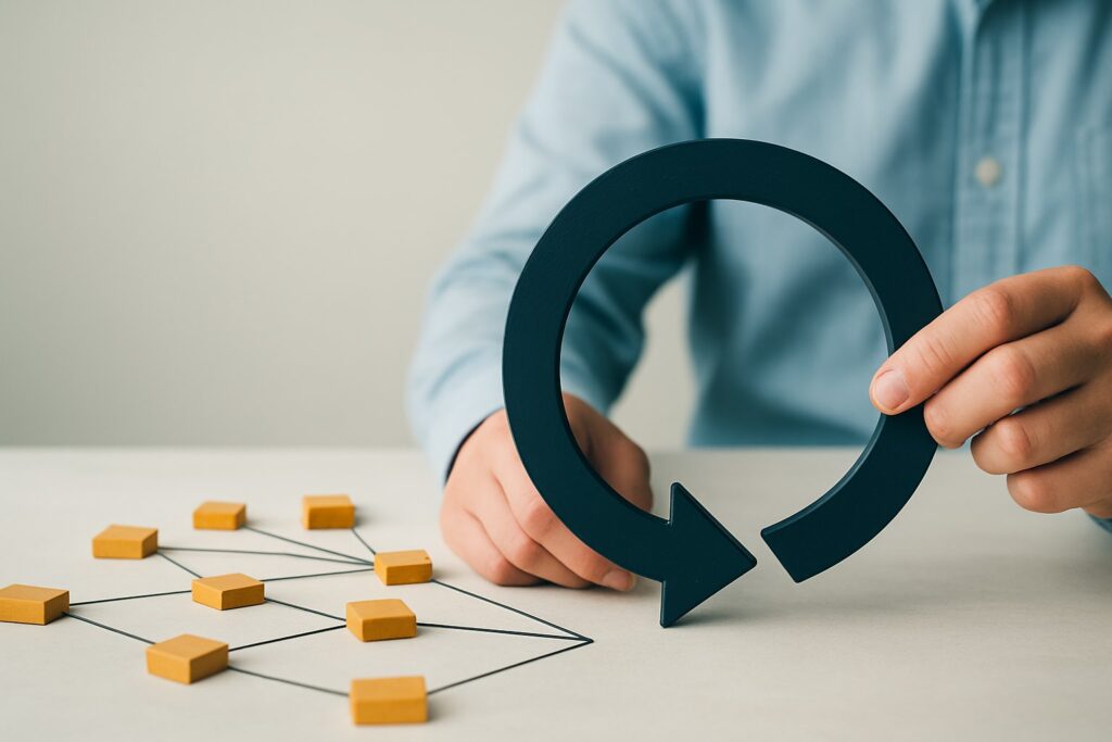 An image of a team using a legal aid referrals tracking system