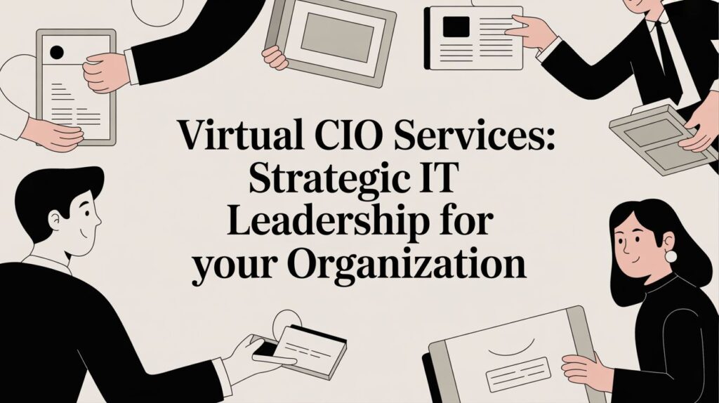 A team discussing Virtual CIO Services for Justice Focused Leaders