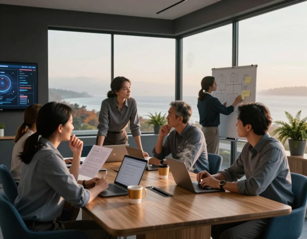 A team learning and determining when is the right time to bring in outside tech leadership