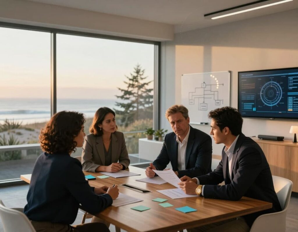 A team trying to figure out how to know if your managed service provider is doing a good job