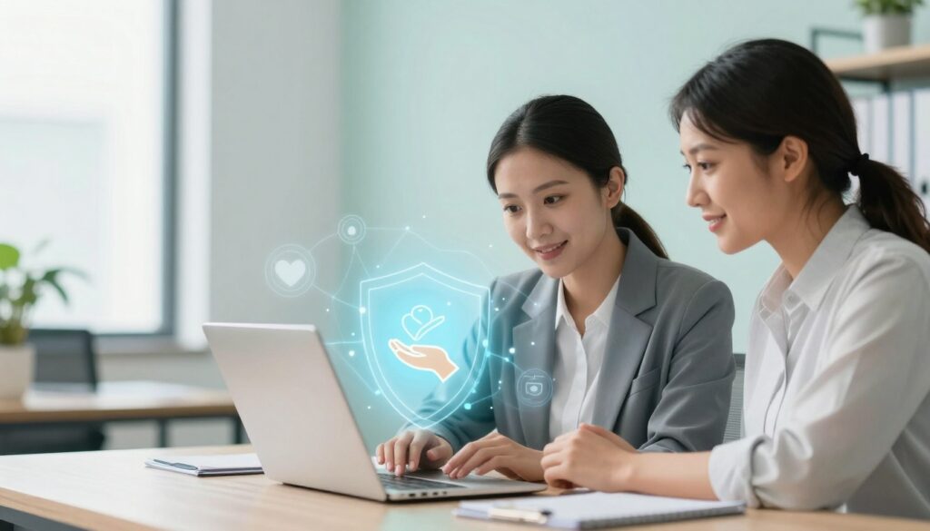 A team developing a nonprofit cybersecurity plan